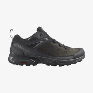 Chaussure de Randonnée Salomon X ULTRA 3 LEATHER GORE-TEX Noir Homme | YOO-8513630